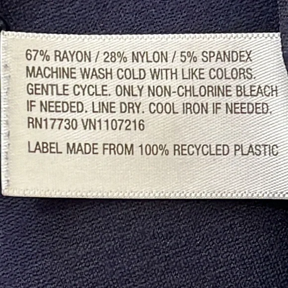 A New Day Women’s Pants Navy Blue Size XL - Picture 10 of 16